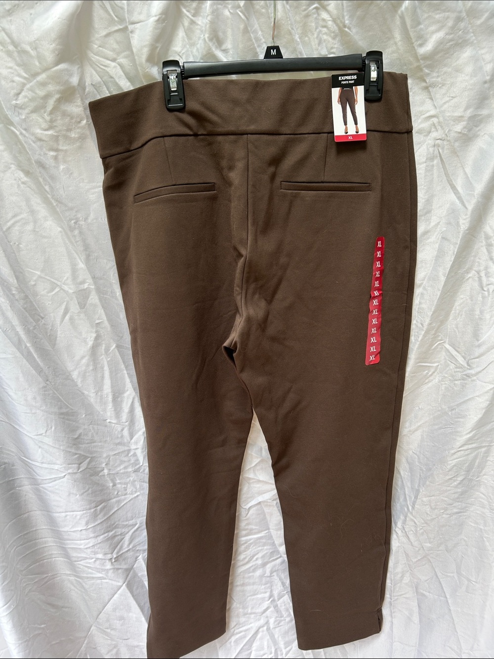 NWT Express Ponte Straight Leg Pants in Brown